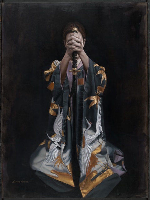 Larissa Morais, Solace, 40 x 30, oil on panel