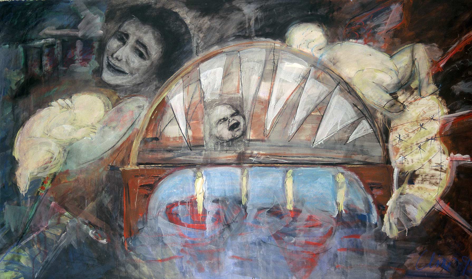 3.-The-Bridge,-oil-painting-on-canvas