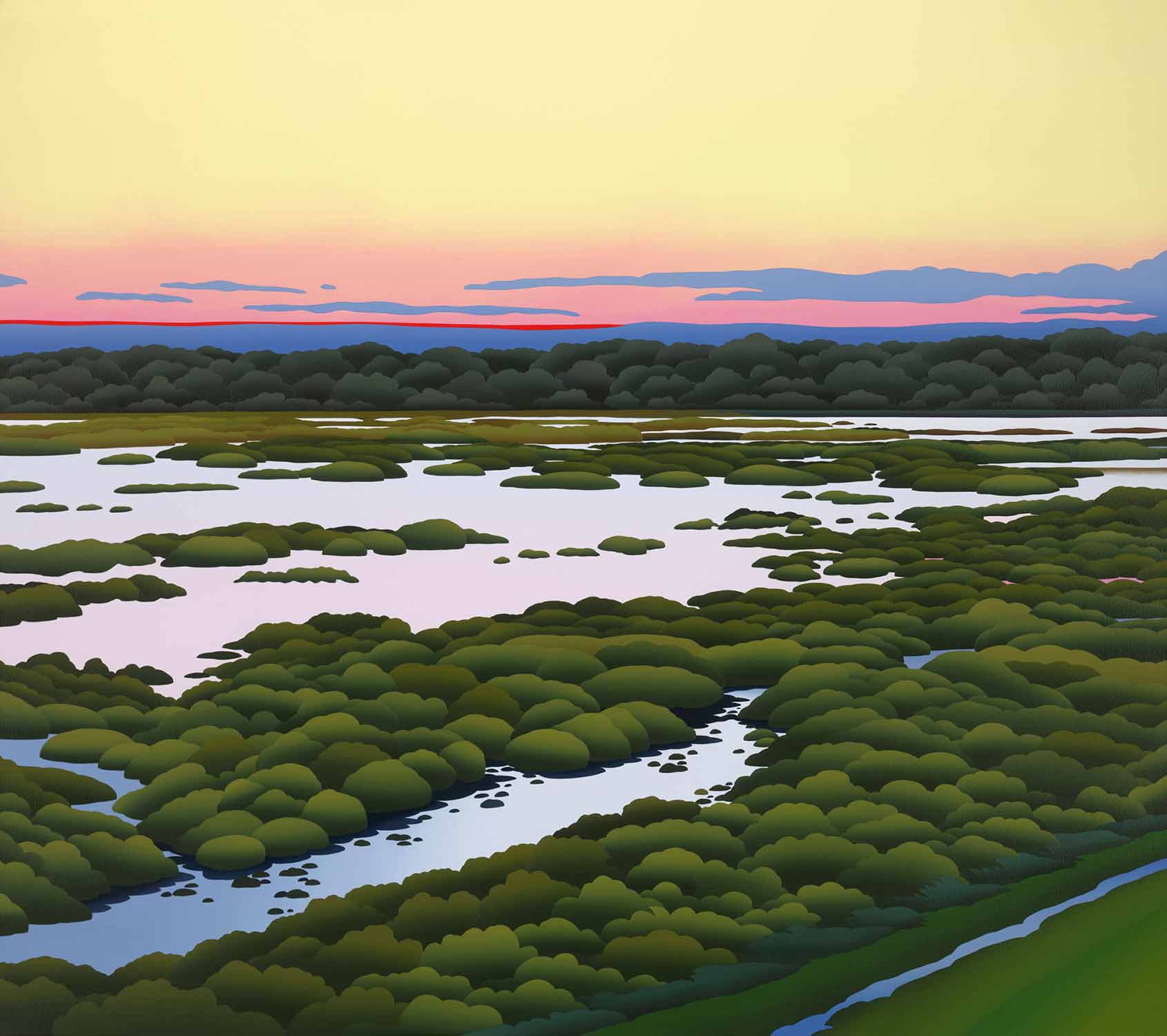 “Sunset,-Beaufort-River”