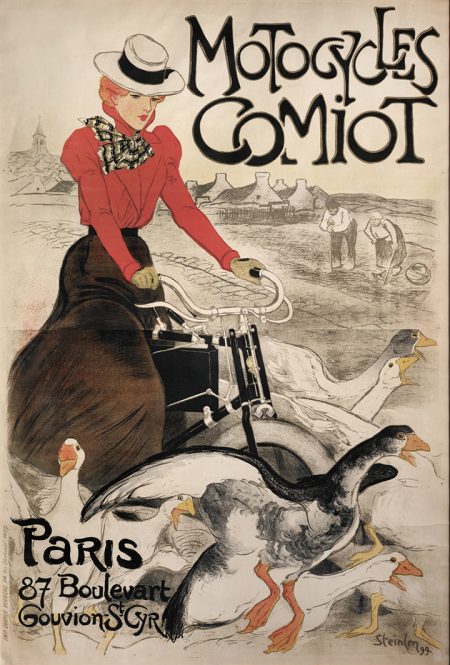 Art Nouveau Poster ANTIQUE BICYCLE POSTER Motocycles Camiot Poster